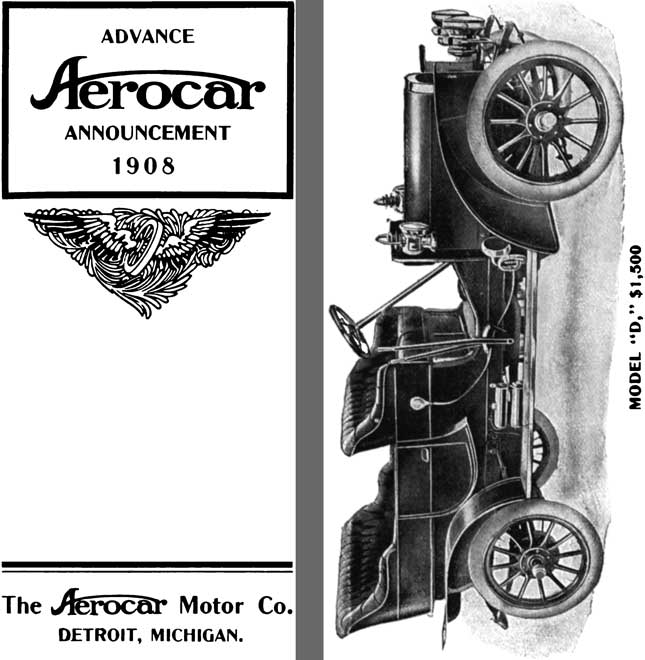 Aerocar 1908 - Advance Aerocar Announcement 1908