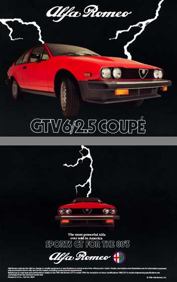 Alfa Romeo 1981 - Alfa Romeo GTV 6/2.5 Coupe