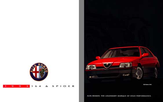 Alfa Romeo 1993 - 1993 Alfa Romeo 164 & Spider