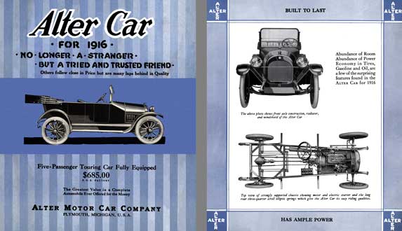 Alter 1916 - Alter Car for 1916