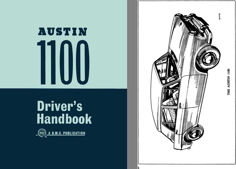 Austin 1965 - Austin 1100 Driver's Handbook AKD3871C