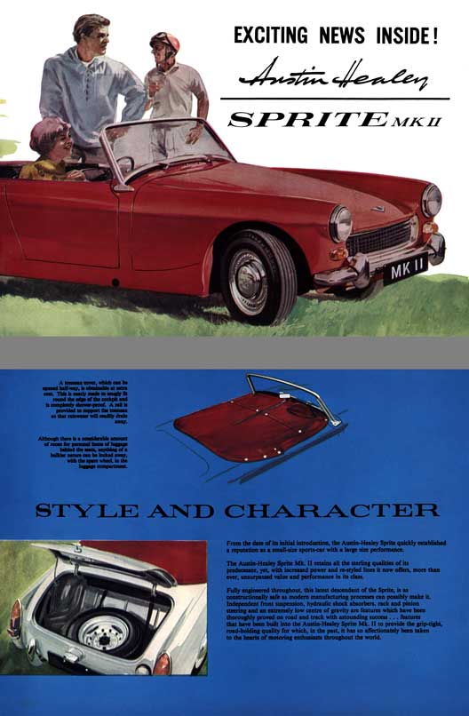 Austin Healey 1963 - Exciting News Inside!  Austin Healey Sprite Mk II