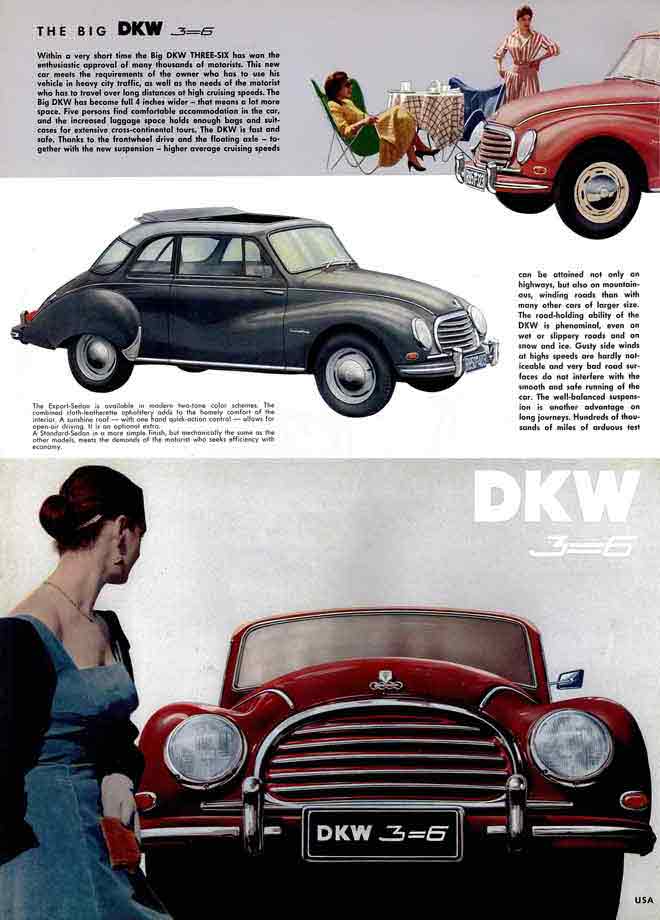 Auto Union DKW 3=6 (c1953) - The Big DKW 3=6