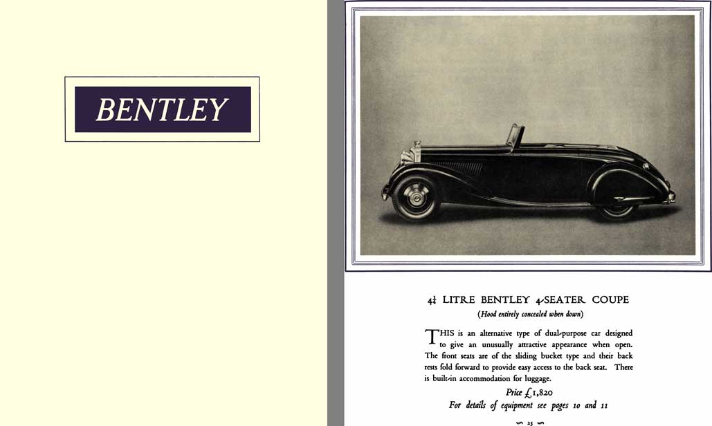 Bentley 1931 - The Silent Sports Car - Bentley 4-1/2 Litre