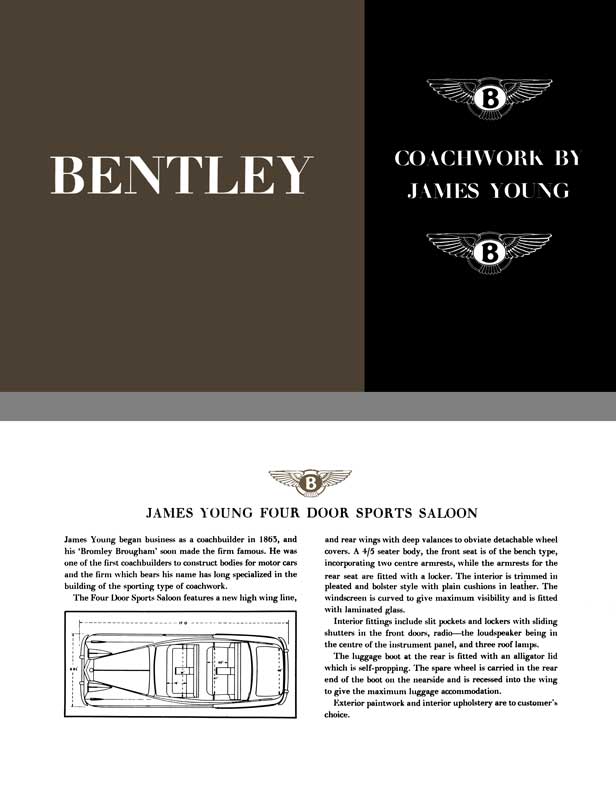 Bentley 1955 - Bentley Coachwork by James Young
