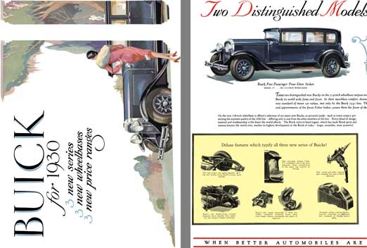 Buick 1930 - Buick for 1930 3 New Series - 3 New Wheelbases - 3 New Price Ranges