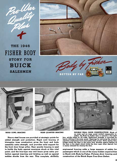 Buick 1946 - Pre-War Quality Plus+ - The 1946 Fisher Body Story for Buick Salesmen