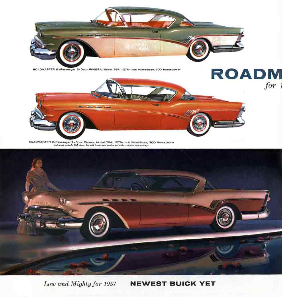 Buick 1957 - Low and Mighty for 1957 - Newest Buick Yet