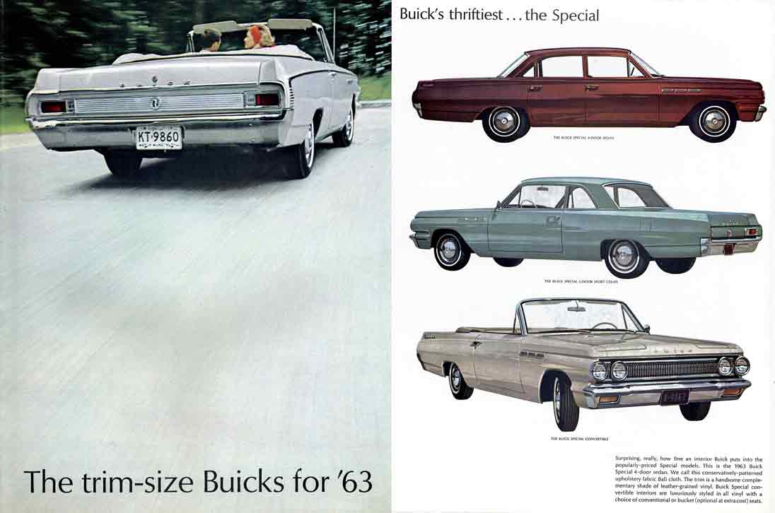 Buick 1963 - The trim-size Buicks of '63