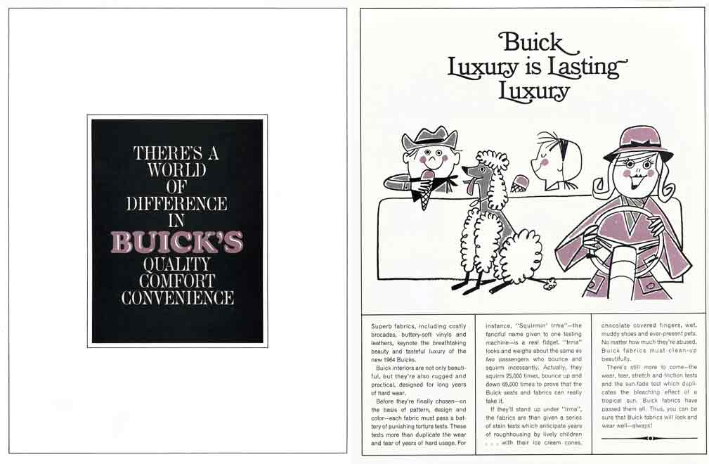 Buick 1964 - There's a World of Difference in Buicks Quality Comfort Convenience