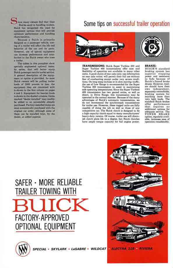 Buick Factory Approved Optional Equipment (c1960)