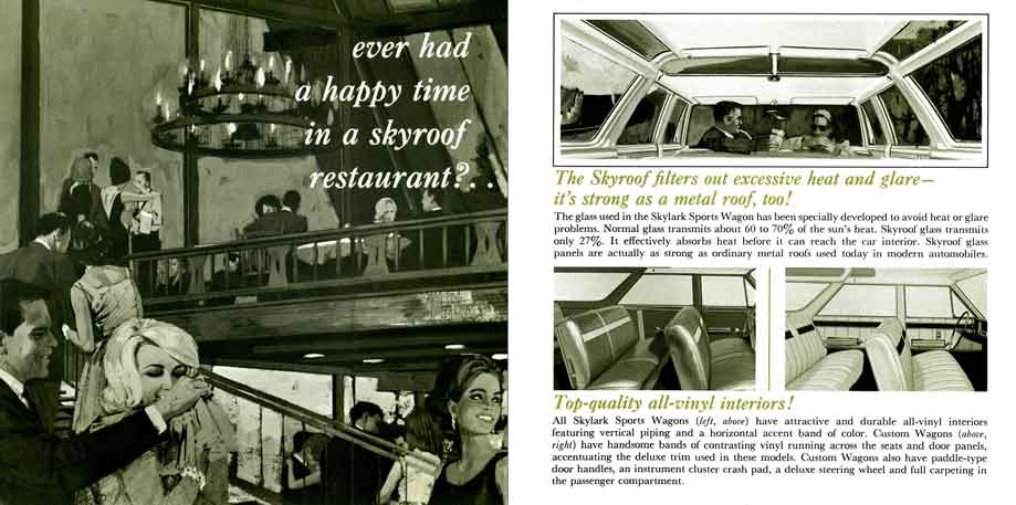 Buick Skylark 1964 - ever had a happy time in a skyroof restaurant?