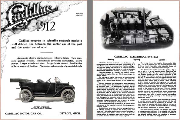 Cadillac 1912 - Cadillac 1912 Advance Leaflet