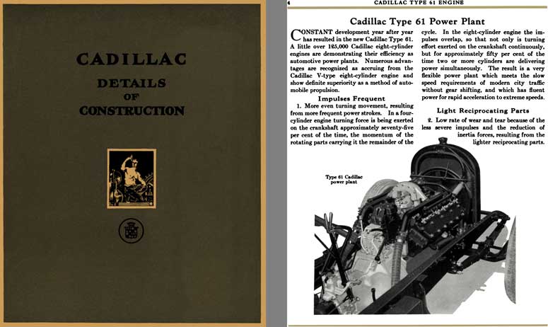 Cadillac 1923 - Cadillac Details of Construction Type 61