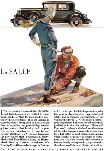 Cadillac 1930 - Cadillac LaSalle Ad - LaSalle