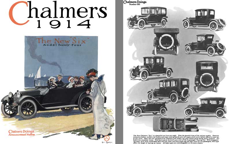Chalmers 1914 - Chalmers 1914 The New Six Model Twenty Four