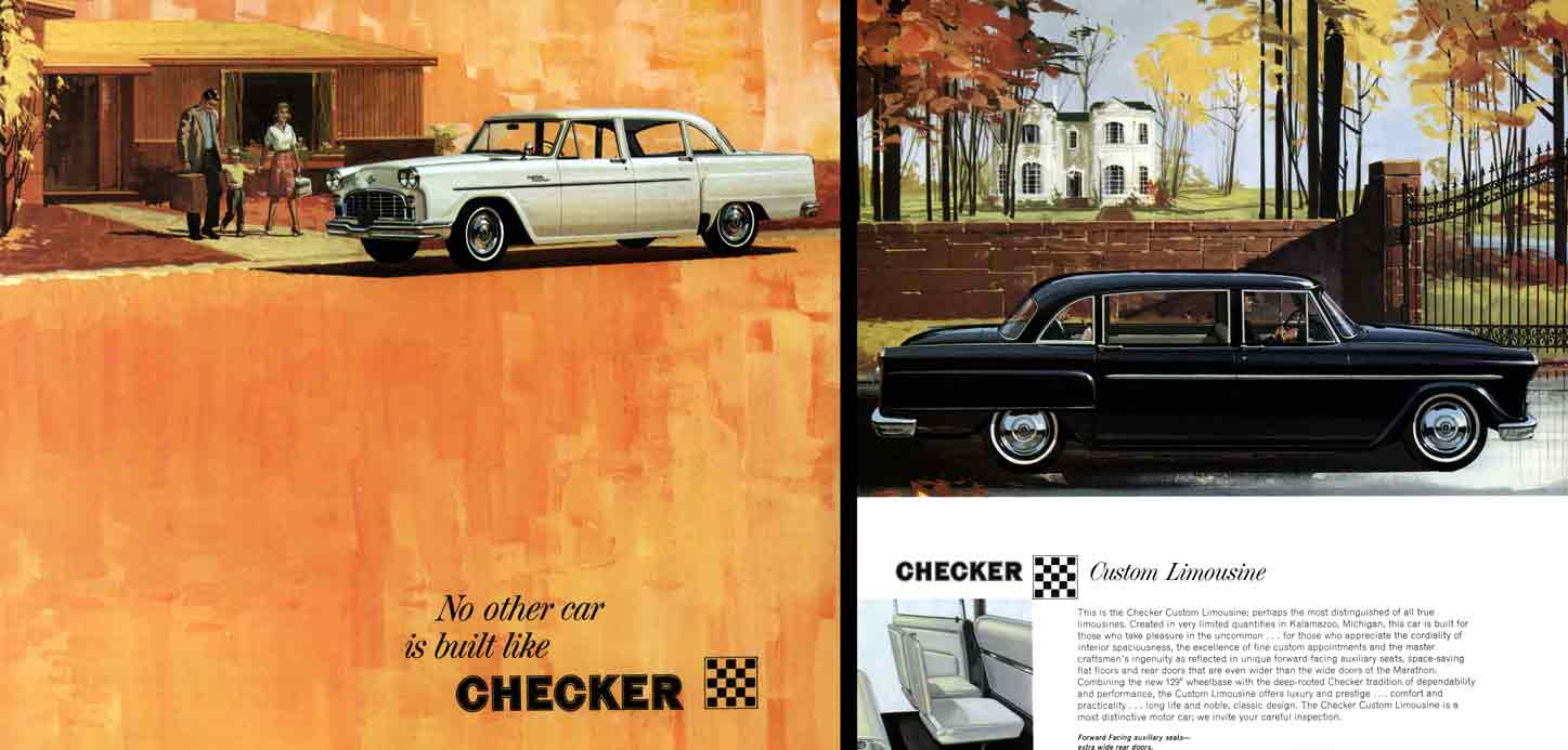 Checker (c1964) - No other car is built like Checker