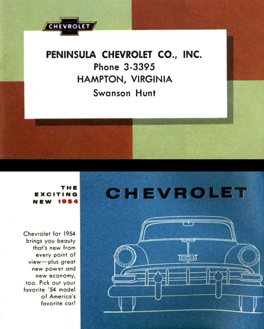 Chevrolet 1954 - The Exciting New 1954 Chevrolet