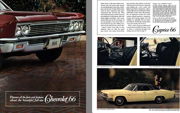 Chevrolet 1966 - Discover all the facts and features about the beautiful full-size Chevrolet '66