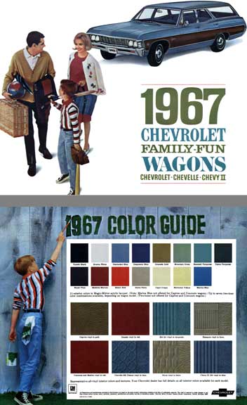 Chevrolet 1967 - 1967 Chevrolet Family-Fun Wagons - Chevrolet - Chevelle - Chevy II