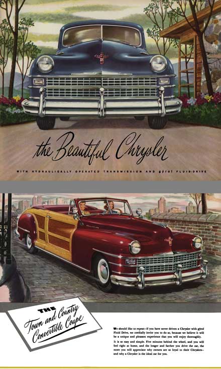Chrysler 1948 - the Beautiful Chrysler with Hydraulically Operated Transmission & Gyrol Fluid-Drive