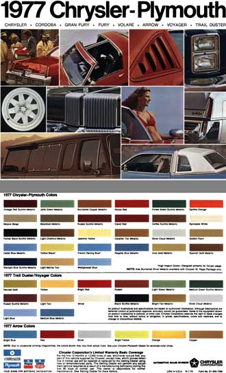 Plymouth Chrysler 1977 - 1977 Chrysler - Plymouth