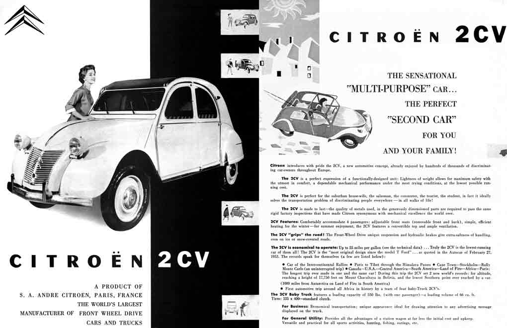 Citroen 2CV (c1949) - The Sensational Multipurpose Car
