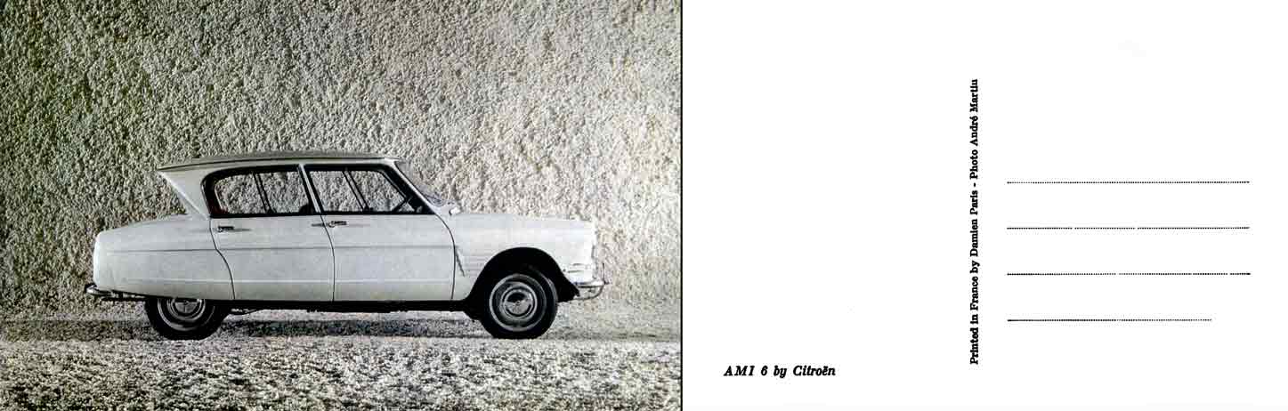 Citroen AMI6 (c1961) (B&W-pc)