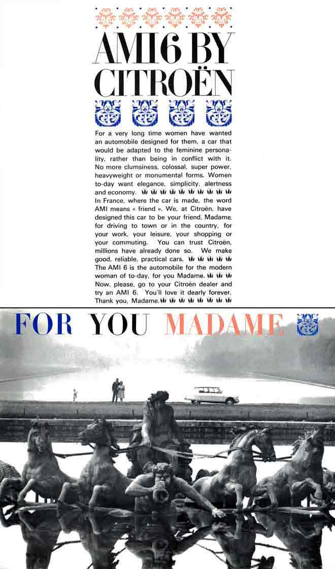 Citroen AMI6 (c1963) - For You Madame