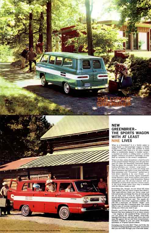 Greenbrier Corvair 1965 - Sports Wagon With At Least Nine Lives