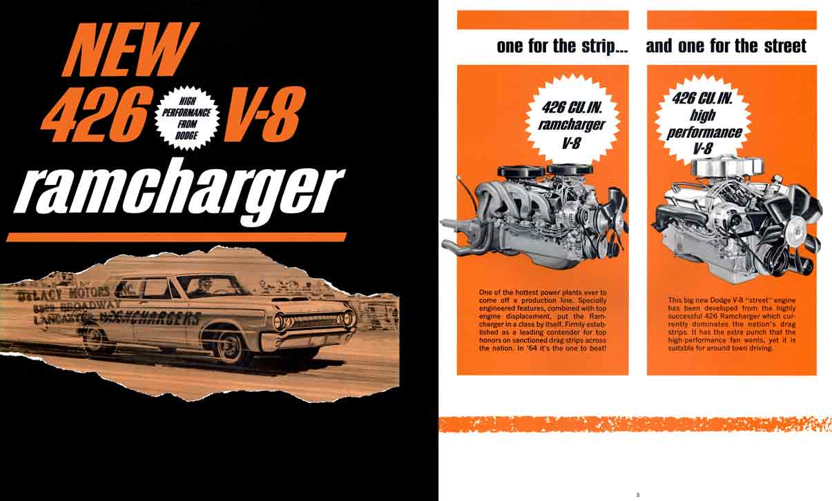 Ramcharger 1964 Dodge - New Dodge 426 V-8 Ramcharger