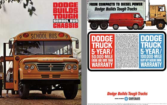 Dodge Trucks 1965 - Dodge Builds Tough School Bus Chassis