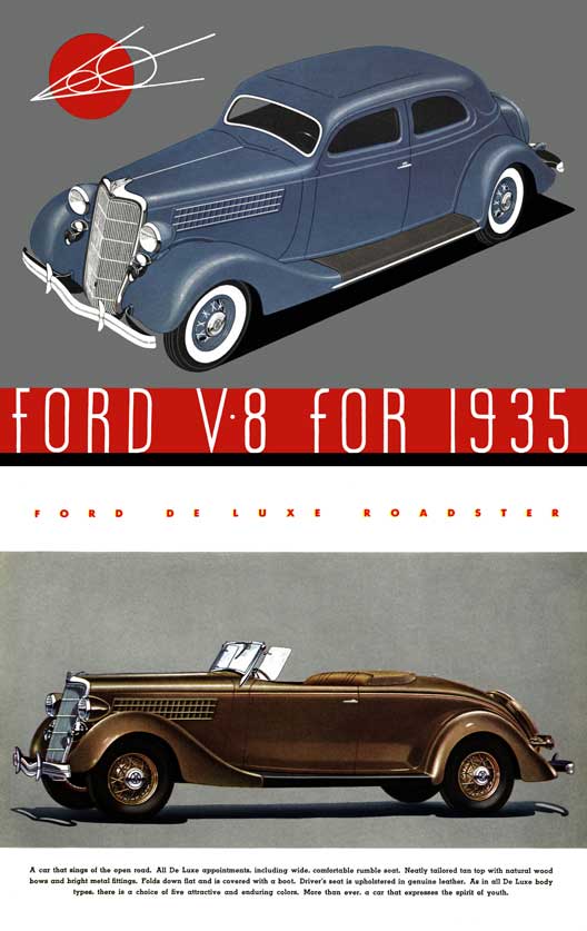 Ford 1935 - Ford V-8 for 1935  (20pgs)