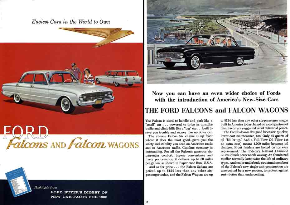 Ford 1960 Falcons & Falcon Wagons - Highlights from the Ford Buyers Digest