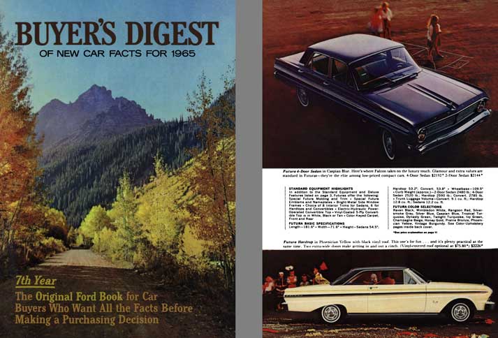 Ford 1965 - Buyer's Digest of New Car Facts for 1965 (7th Year)
