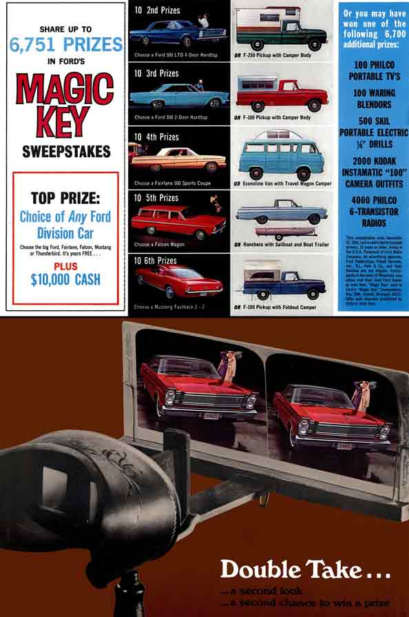 Ford 1965 Magic Key Sweepstakes (Promotion)