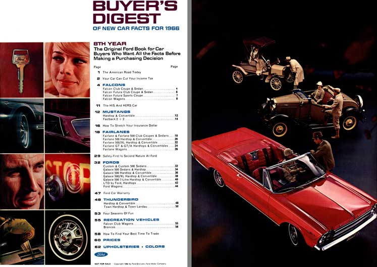 Ford 1966 - Buyer's Digest of New Car facts for 1966