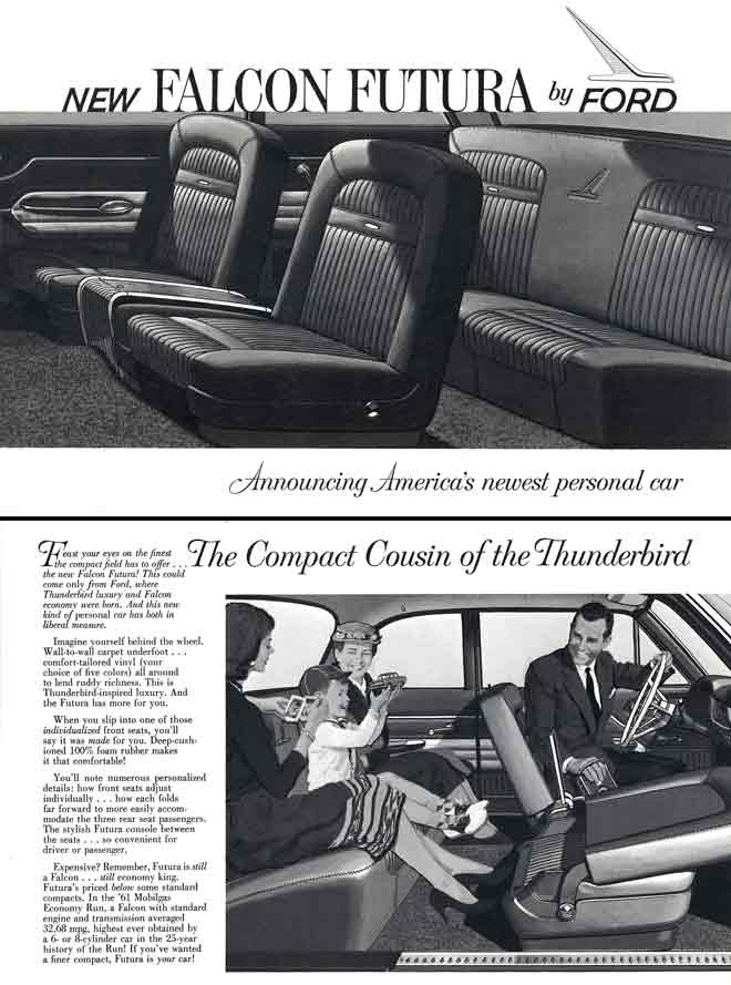 Ford Falcon Futura 1961 - Announcing America's Newest Personal Car
