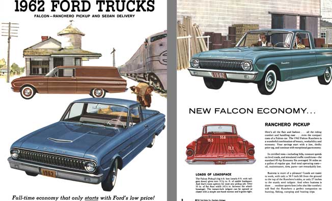 Ford Trucks 1962 - 1962 Ford Trucks - Full-time economy that only starts with Ford's low price!