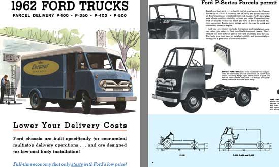 Ford Trucks 1962 - 1962 Ford Trucks - Lower Your Delivery Costs