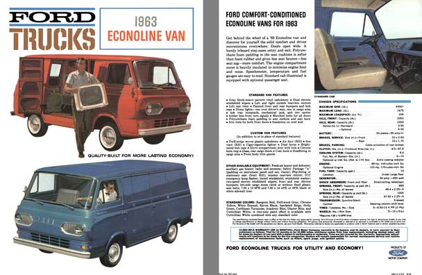 Ford Trucks 1963 - Ford Trucks 1963 Econoline Van