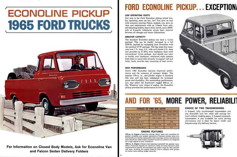 Ford Trucks 1965 - Econoline Pickup