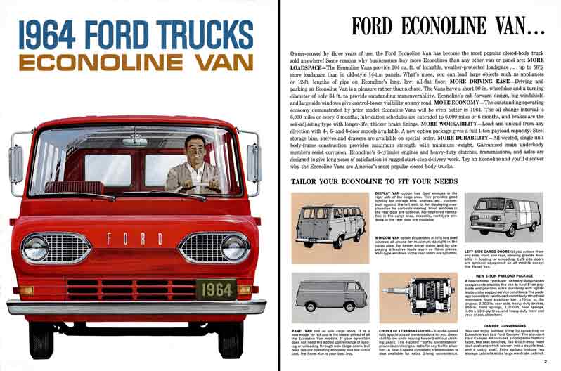Ford Trucks Econoline Van 1964