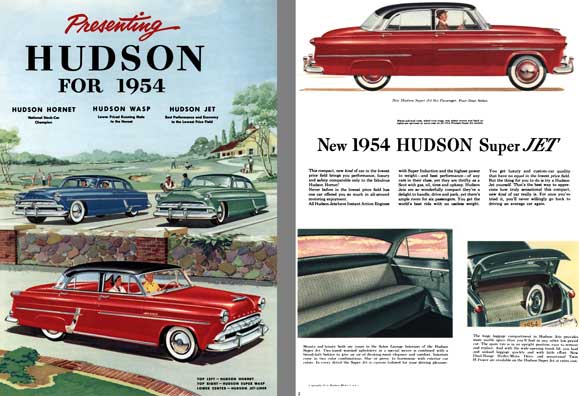 Hudson 1954 - Presenting Hudson for 1954 (Hudson Hornet, Hudson Wasp, Hudson Jet)