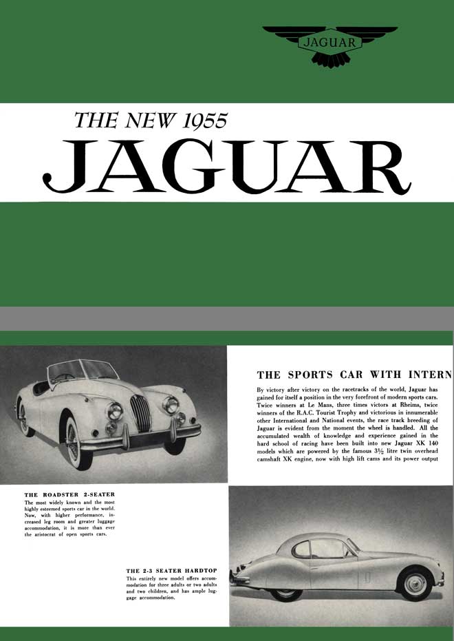 Jaguar 1955 - The New 1955 Jaguar