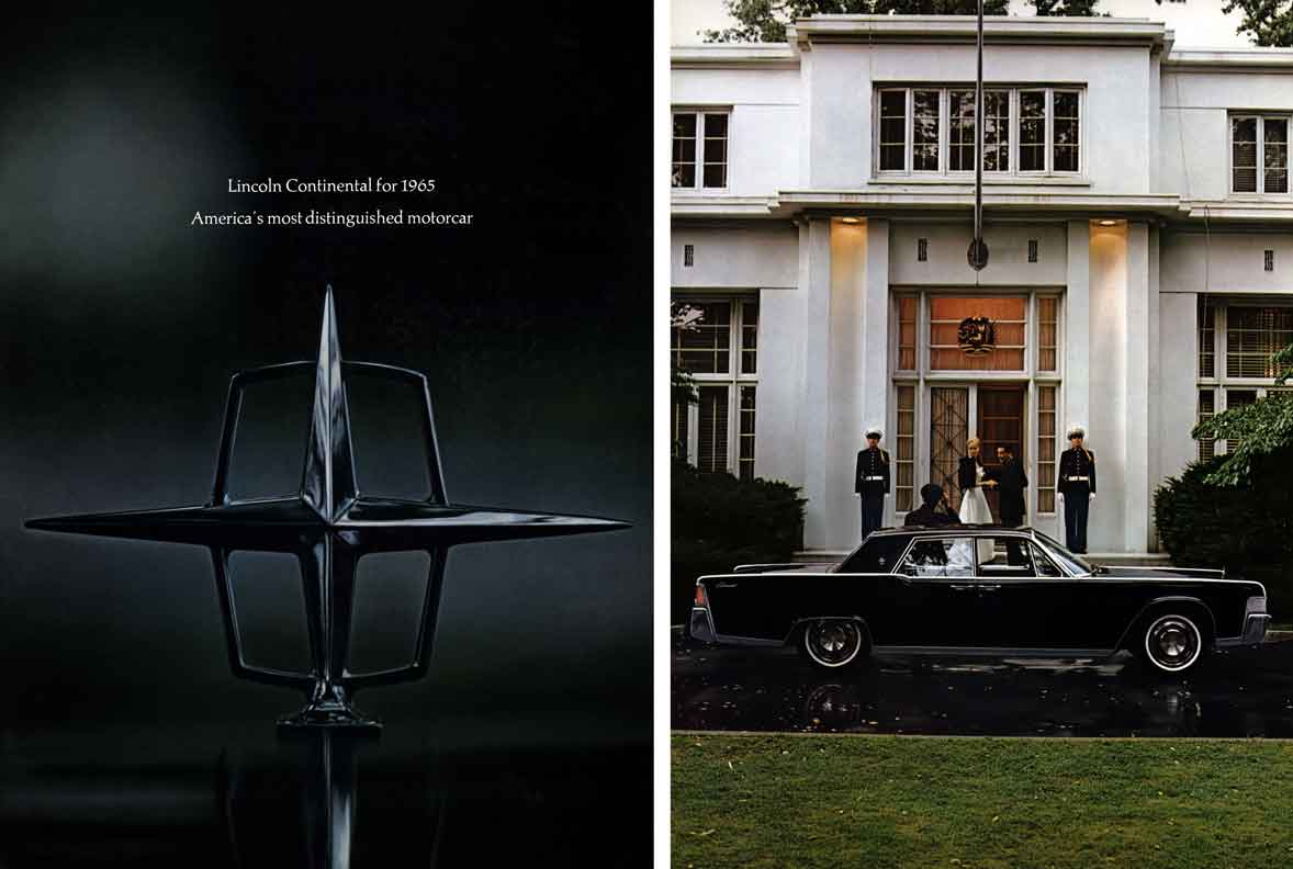 Continental Lincoln 1965 - Lincoln Continental for 1965 - America's most distinguished motorcar