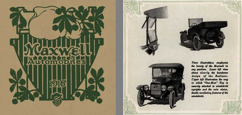 Maxwell 1916 - Maxwell Automobiles 1916
