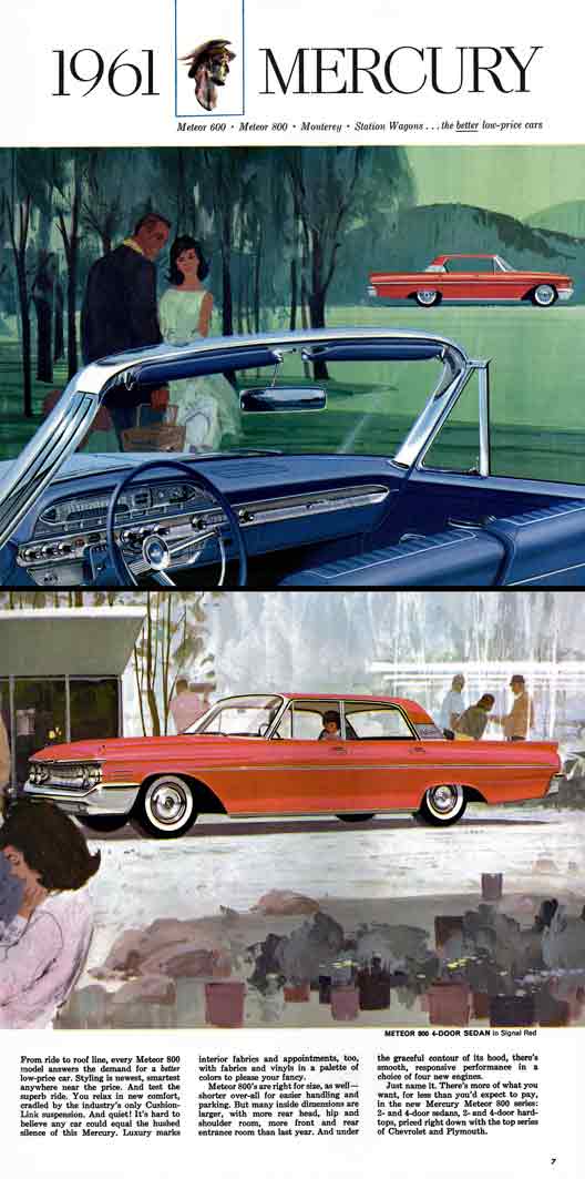 Mercury 1961 - the better low-price cars