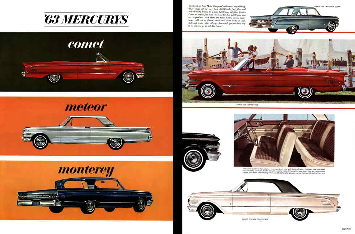 Mercury 1963 - '63 Mercurys, Comet, Meteor, Monterey