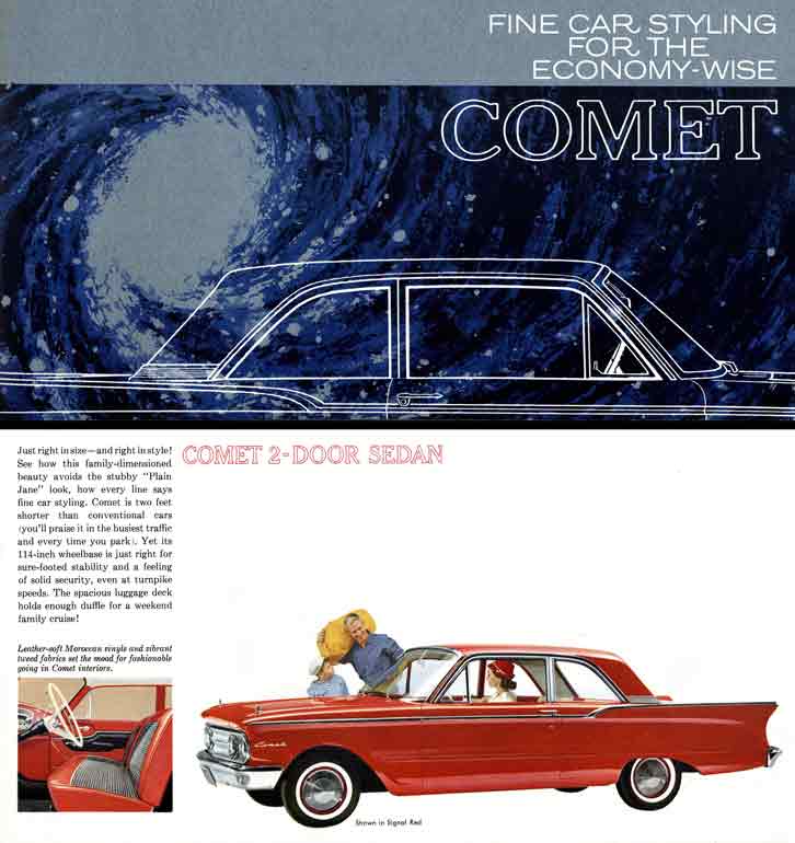 Mercury Comet 1960 - Fine Car Styling for the Economy-Wise